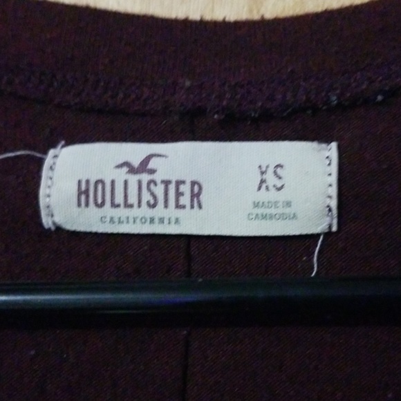 Hollister Maroon Shirt - Picture 3 of 4